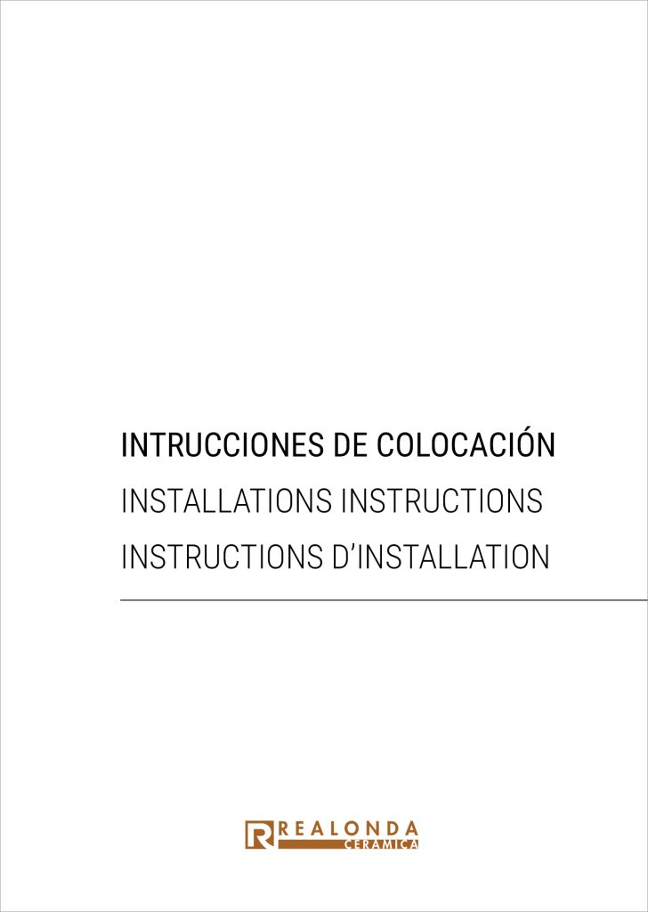 Instrucciones Generales de Colocación
